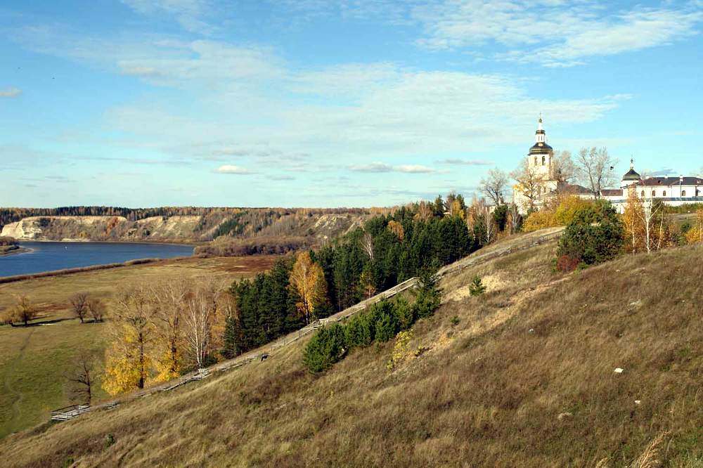 річка Іртиш, монастир Абалаков