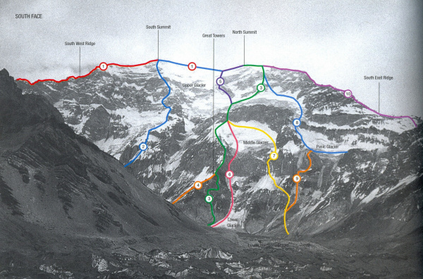 Аконкагуа - найбільш висока вершина за межами Азії, найвища точка Південної Америки