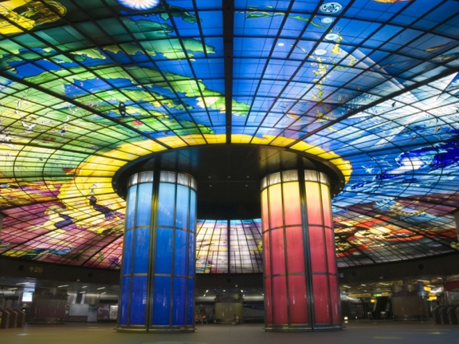 Найкрасивіше метро: станція Formosa Boulevard, Гаосюн, Тайвань