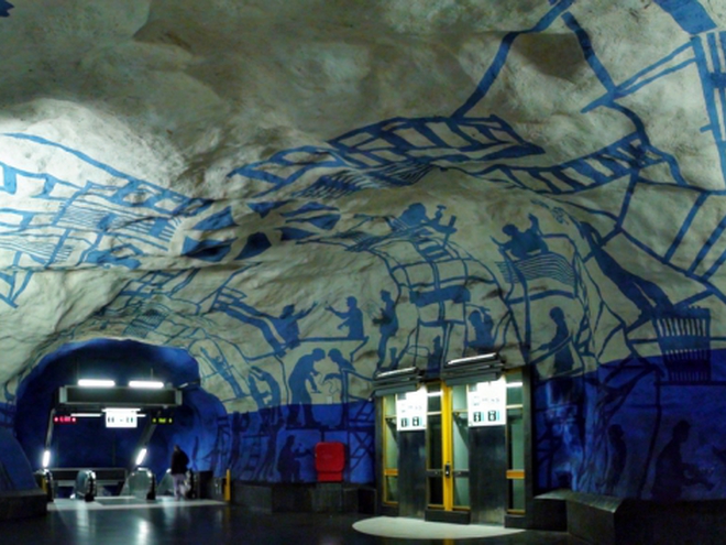 Найкрасивіше метро: станція Т-Centralen, Стокгольм, Швеція