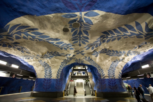 Шведське метро давно визнано найкрасивішим метро в світі