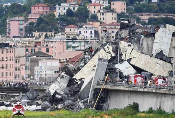 Прем'єр-міністр Італії Джузеппе Конте в середу оголосив про введення режиму надзвичайного стану в Генуї строком на 12 місяців у зв'язку з обваленням моста, жертвами якого стали, щонайменше, 39 осіб, повідомляють італійські ЗМІ