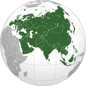 Євразія   Євразія   територія   53,6 млн км²   населення   5,349 млрд (на 1 липня 2019)   [1]   чол
